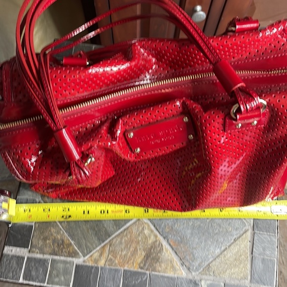 Kate Spade Red Patent Large Satchel #hostpick - Picture 8 of 9